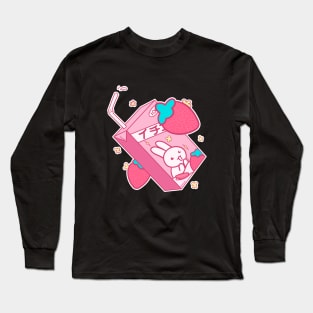 Strawberry Juice Box Long Sleeve T-Shirt